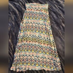 Living Doll maxi skirt, womens medium.